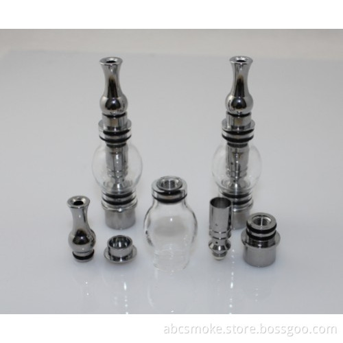 Metal Drip Tip Glass Globe Vaporizer